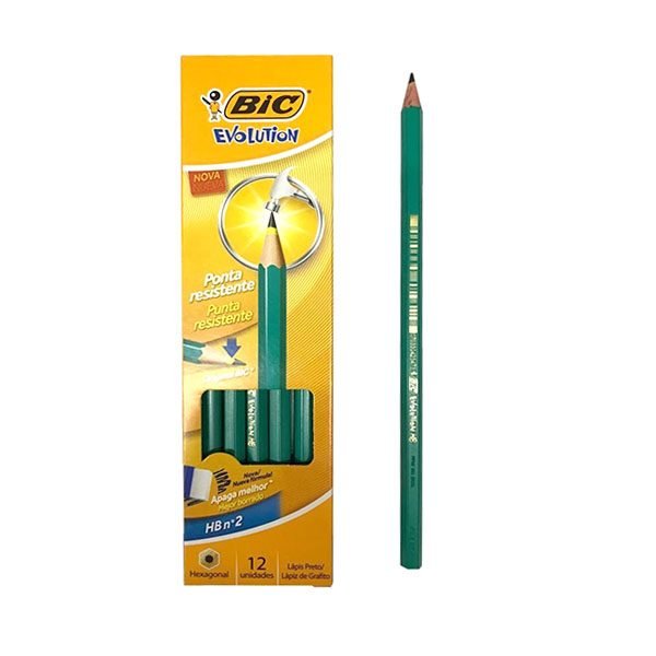 LAPIZ BIC GRAFITO EVOLUT.NEGRO X12