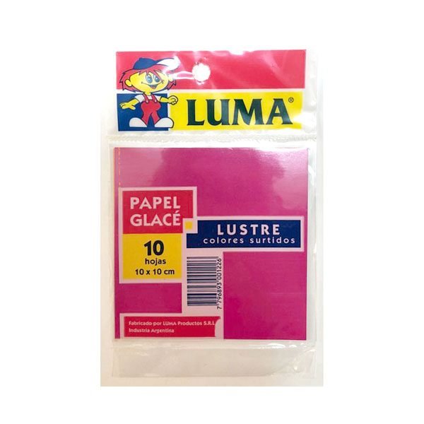 PAPEL GLACE LUSTRE X10