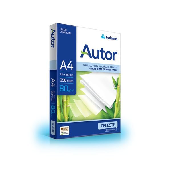 RESMA PAPEL AUTOR A4 80GR.CEL.250HJ