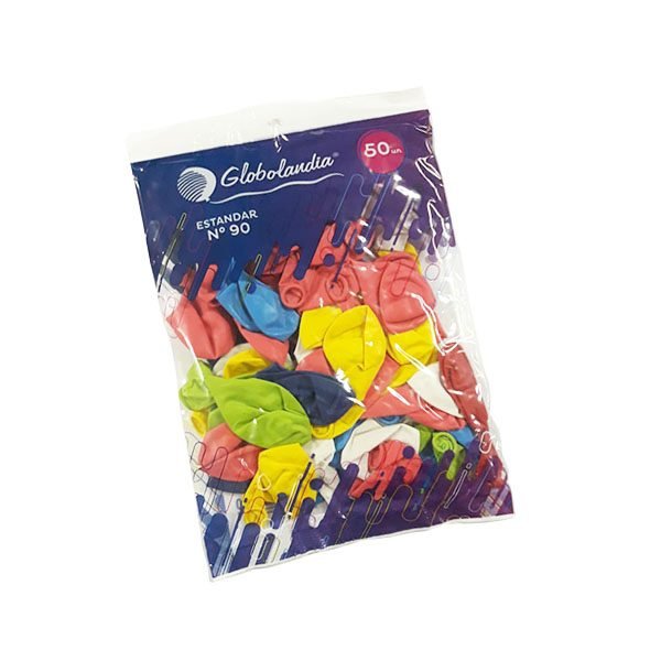 GLOBO LISO N 90X50 SURTIDO GLOBOLANDIA