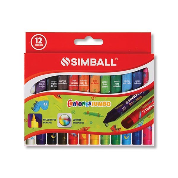 CRAYONES SIMBALL JUMBO 12 UNID