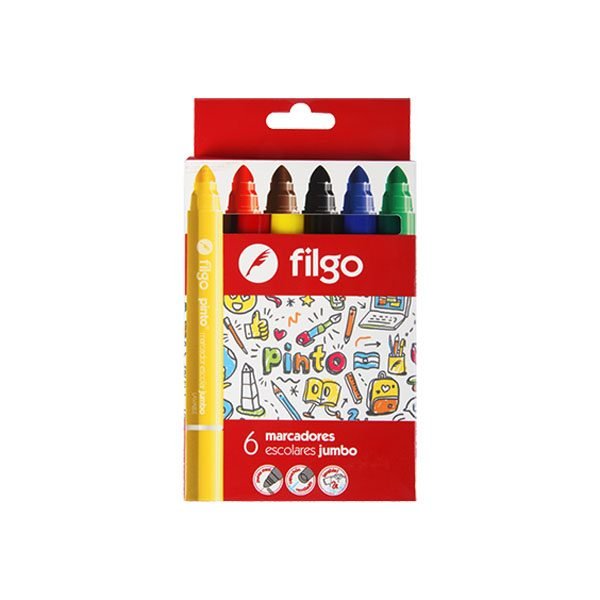 MARC.FILGO JUMBO ESCOLAR X 6 LARGO
