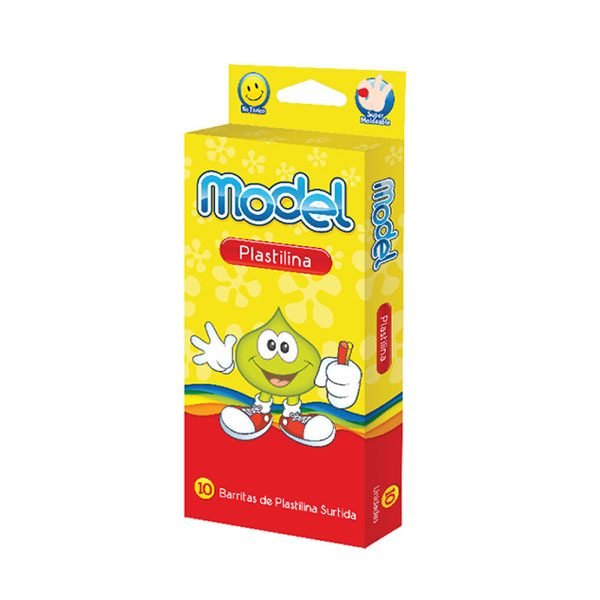 PLASTILINA MODEL BARRITA 10 UNID. E/CAJA
