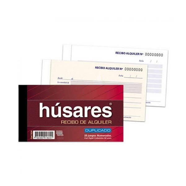 TALONARIO HUSARES 1824 ALQUILER DUPLICA