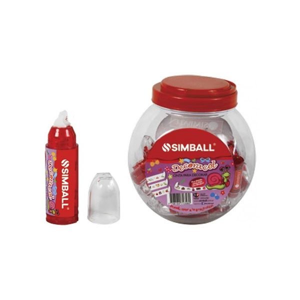 CINTA ADHESIVA SIMBALL DECORACOL 24UNID
