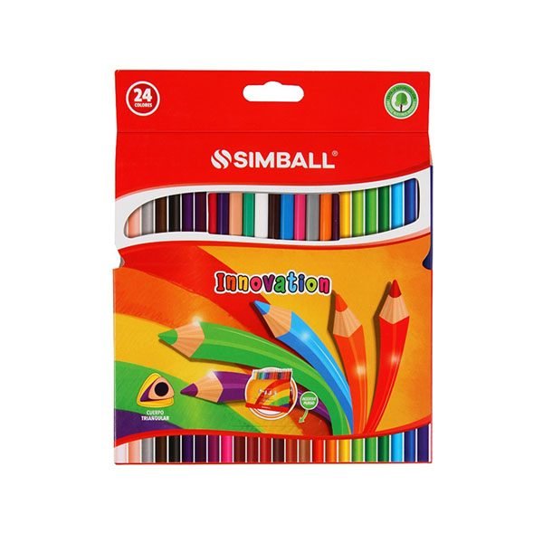 LAPIZ SIMBALL INNOV.COLOR LARGO 24 UNID