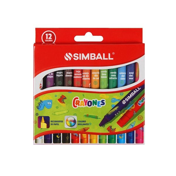 CRAYONES SIMBALL CERA 12 UNID