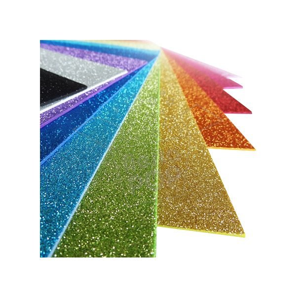 GOMA EVA SUPER GLITTER 40X50 C/U