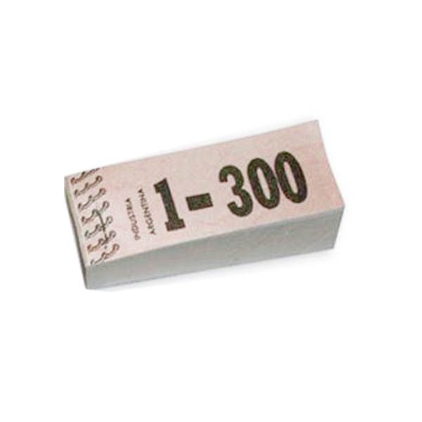 TALONARIO NUMEROS 1/300
