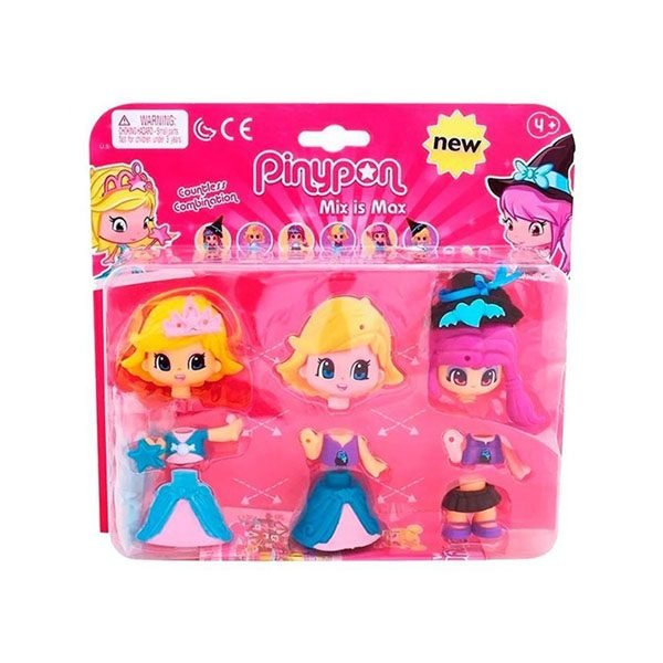 PINYPON 2 FIGURAS BRUJA Y PRINCESA 14080