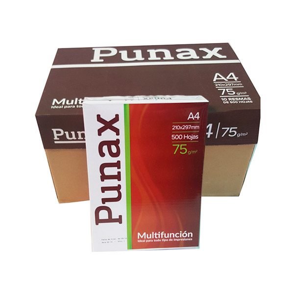 RESMA PAPEL PUNAX A4 75GR.500HJ X 10