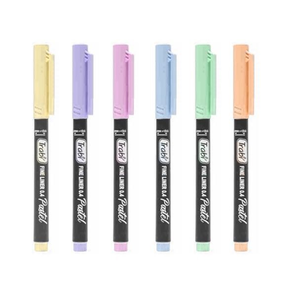 MARC.TRABI FINE LINER 0.4 PASTEL C/U - COLORES