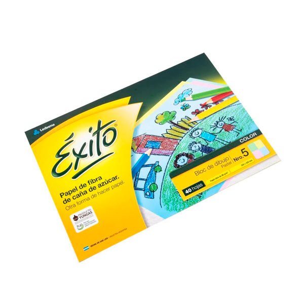 BLOCK EXITO N5 DIBUJO COLOR PASTEL 40H