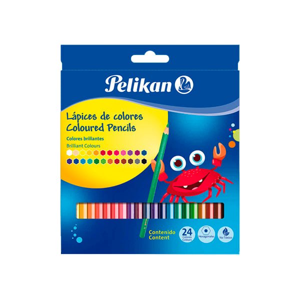 LAPIZ PELIKAN COLOR LARGO X24