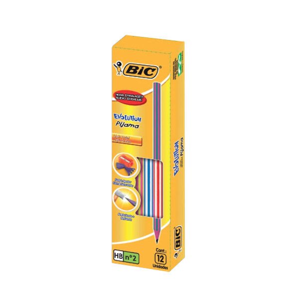 LAPIZ BIC GRAFITO EVOLUT.PIJAMAS X12 NEW