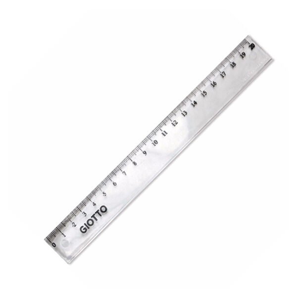 REGLA GIOTTO ACRILICA 20CM C/U