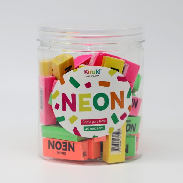 GOMA KIRUKI NEON X 40 UN.