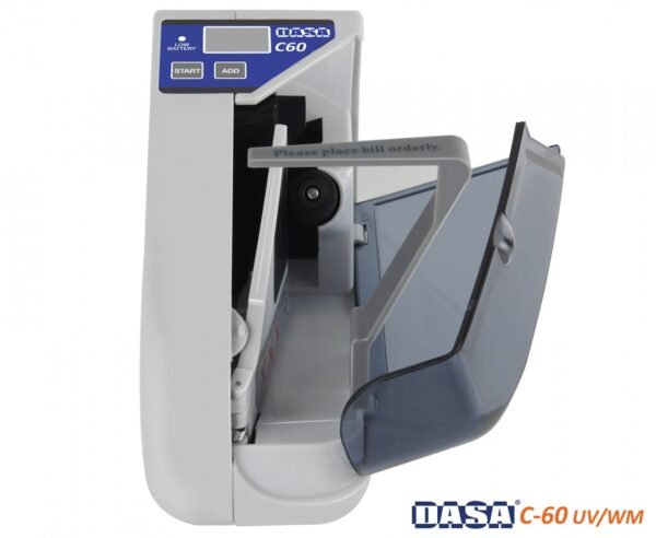 CONTADORA DE BILLETES PORTATIL DASA C60 CON LUZ UV/WM - Imagen 2