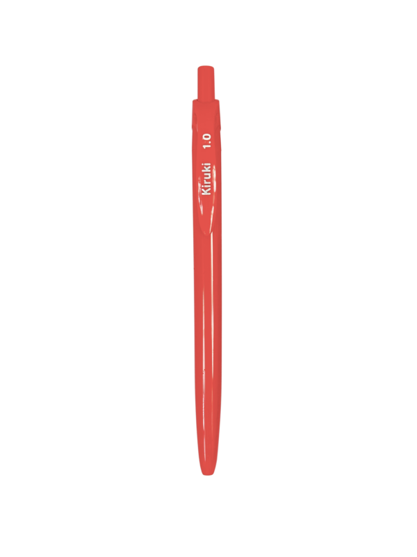 BOLIGRAFO KIRUKI EASY 1MM C/U ROJO 110005